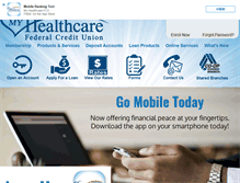 Tablet Screenshot of myhcfcu.org